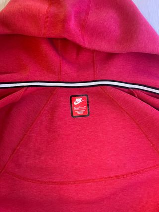 Chaqueta Nike Tech Fleece Roja Niño