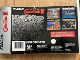 Super Castlevania IV SNES PAL Gig - Konami