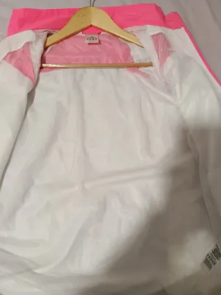 Chándal Adidas Blanco y Rosa