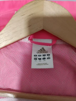 Chándal Adidas Blanco y Rosa