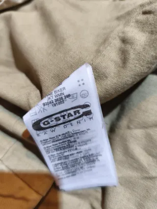 Cazadora G-Star RAW mujer beige