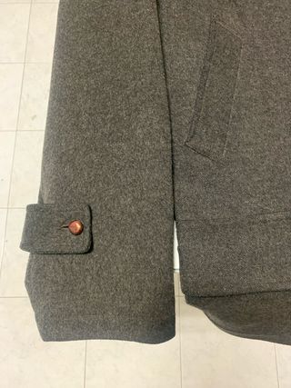 Trenca paño caballero T52 verde oscuro