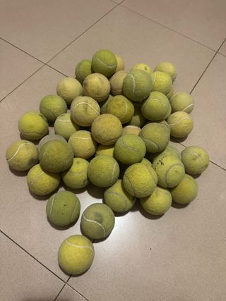 Lote Pelotas Tenis Usadas