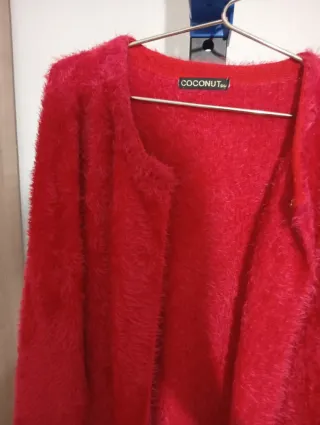 Abrigo fino peludito Coconut talla única