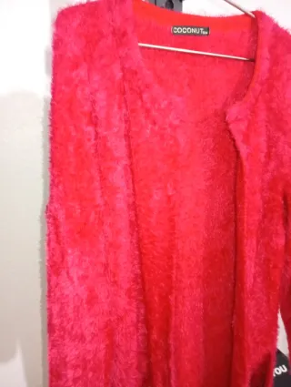 Abrigo fino peludito Coconut talla única