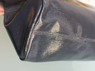 Piero Guidi borsa blu lucido