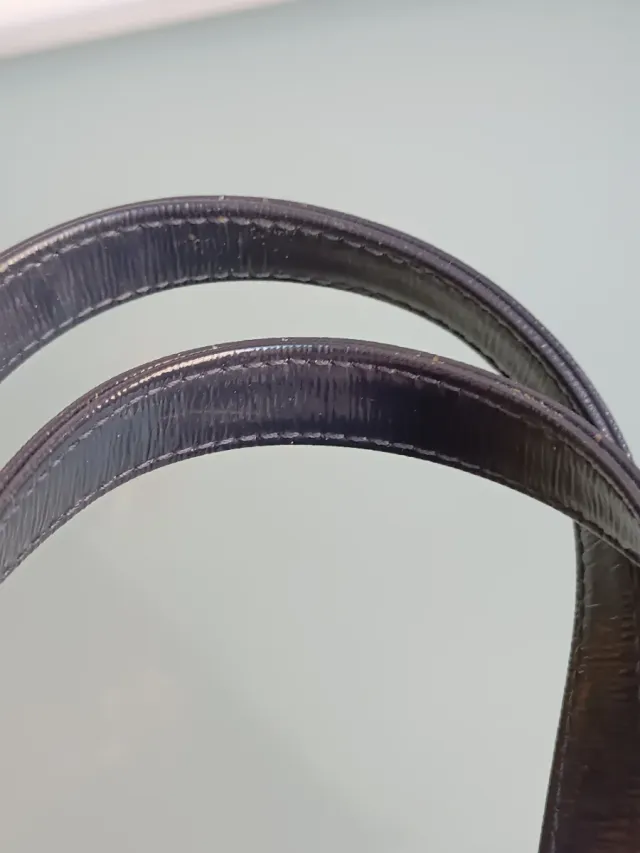 Piero Guidi borsa blu lucido