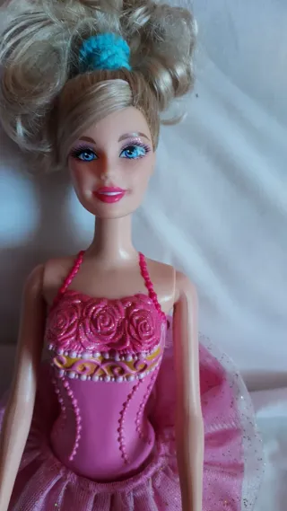 Barbie Bambola Ballerina Rosa
