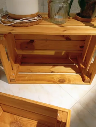 Cajas de madera Ikea (2 unidades)