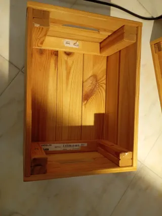Cajas de madera Ikea (2 unidades)