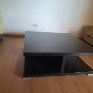 Mesa de centro madera color vengué