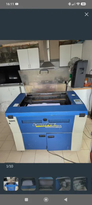 Máquina corte y grabado láser