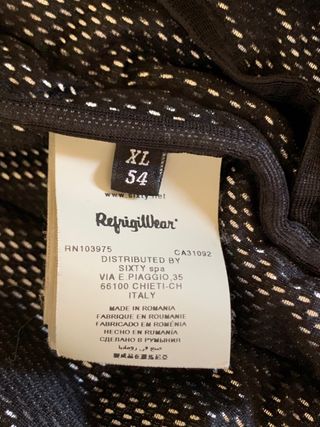 Refrigiwear Giubbotto Blu Taglia XL