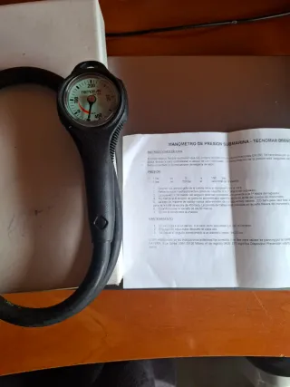 Manómetro Buceo Tecnomar 400 bar