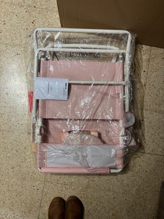 Silla Playa Plegable Flamingueo Rosa