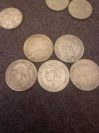 Lote 20 monedas antiguas