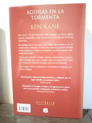 Lote 2 Libros Ben Kane. Primeras ediciónes.