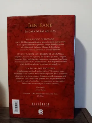 Lote 2 Libros Ben Kane. Primeras ediciónes.