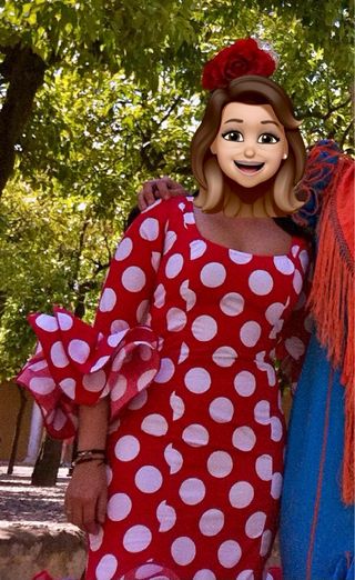 Traje de flamenca/gitana como nuevo. Solo 1 puesta