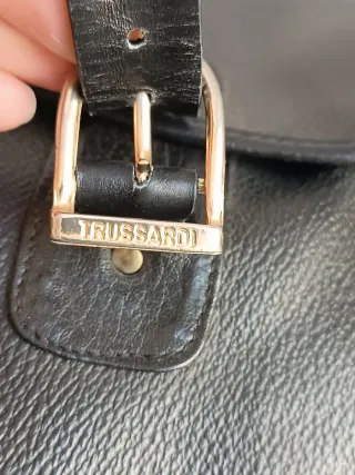 Trussardi borsa vintage Levriero nera