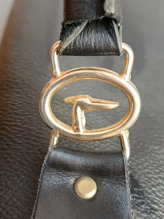 Trussardi borsa vintage Levriero nera