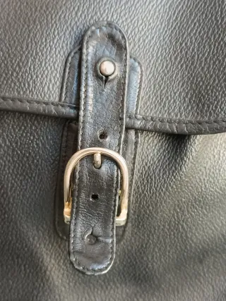 Trussardi borsa vintage Levriero nera