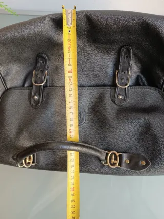 Trussardi borsa vintage Levriero nera