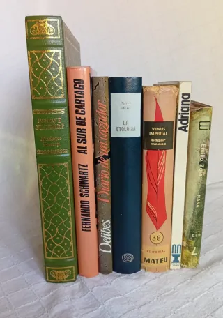 Lote 7 Libros: Flaubert, Delibes, Zola y más