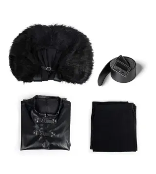 Disfraz Jon Snow Talla Única Negro