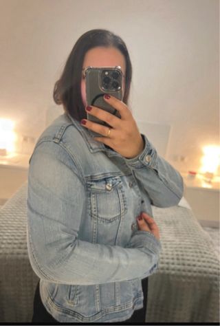 Cazadora vaquera Mango azul