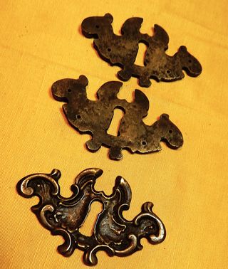 3 Antiche Bocchette Veneziane Bronzo '600