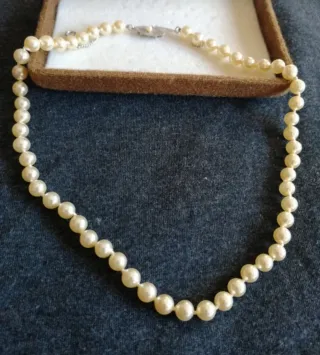 Collar Perlas Hams Manacor Plata