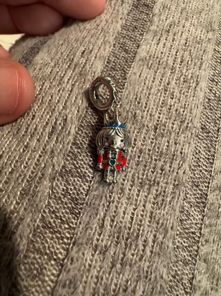 Pandora Soldadito Navidad Charm Plata