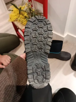 Descansos de nieve negras y azules talla 32-33