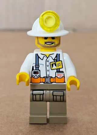 Lego Minifigura de Jefe Minero