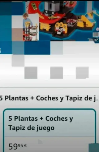 Parking Molto Wheels con coches y tapiz