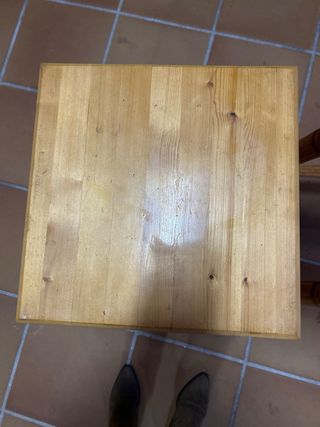 2 Taburetes Madera Maciza