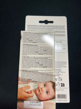 Aspirador Nasal Suavinex +0m Nuevo