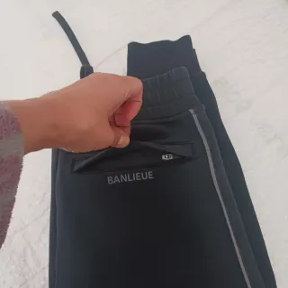 Conjunto chándal BANLIEUE negro 14-15 años