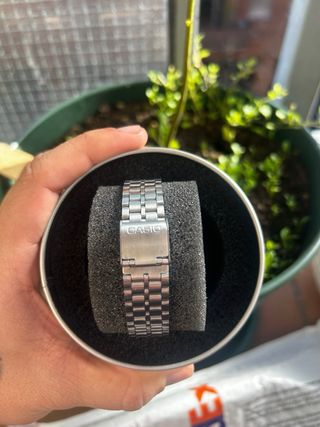 Reloj Casio Plata Cara Plateada