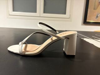Sandalias Zara Talla 38 Blancas
