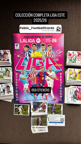 COLECCIÓN COMPLETA LIGA ESTE 2025-26 EXTRA GOLD