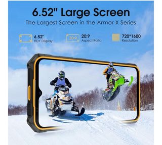 Smartphone Ulefone Armor X13 12GB+64GB Nero