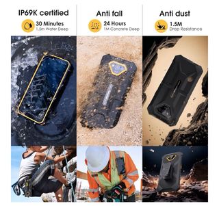 Smartphone Ulefone Armor X13 12GB+64GB Nero