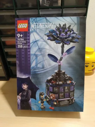 LEGO 76784 Wednesday Black Dahlia Flower