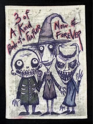 Bolso Tote POCOLOKO Gótico Dibujo