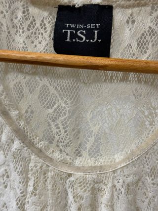 Top encaje beige T.S.J. Talla única