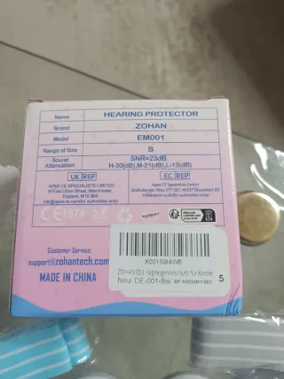 Protectores auditivos Zohan para bebés