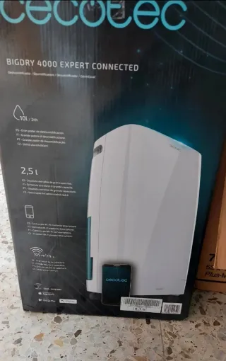 Deshumidificador de aire Cecotec 4000 Big Dry wifi