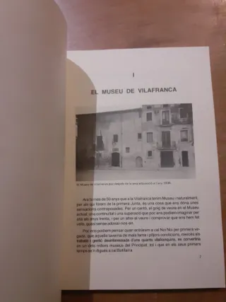 Libro Histories d' Abans d' ahir.Museu vilafranca